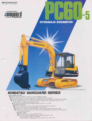 Paletli ekskavatörler Komatsu PC60-5