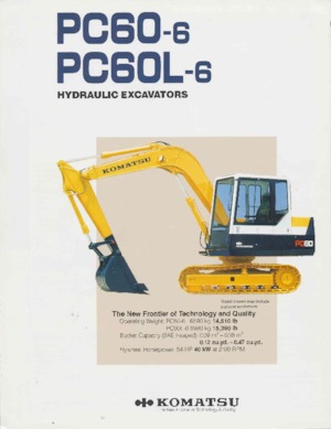 Paletli ekskavatörler Komatsu PC60-6