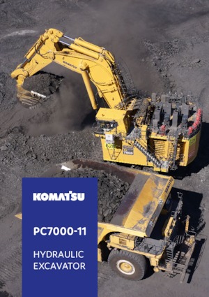 Paletli ekskavatörler Komatsu PC7000-11 