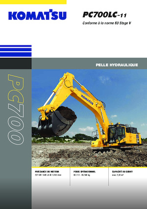 Paletli ekskavatörler Komatsu PC700LC-11E0