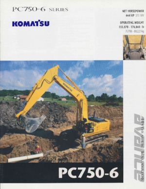 Crawler Excavators Komatsu PC750-6