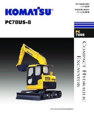 Crawler Excavators Komatsu PC78US-8