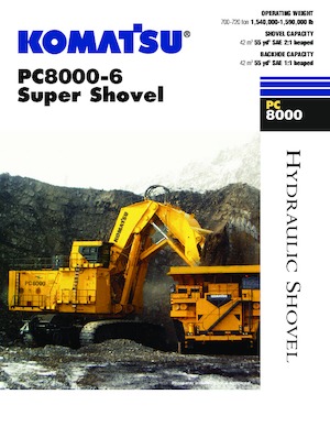 Crawler Excavators Komatsu PC8000-6