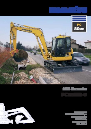 Crawler Excavators Komatsu PC80MR-3