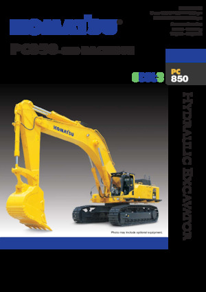 Crawler Excavators Komatsu PC850SE-8E0