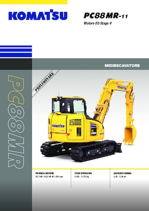 Crawler Excavators Komatsu PC88MR-11E0