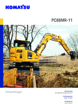Crawler Excavators Komatsu PC88MR-11E0