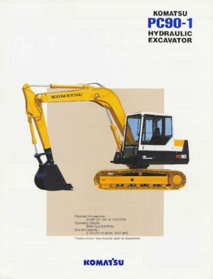 Paletli ekskavatörler Komatsu PC90-1