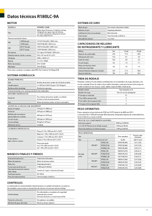 Crawler Excavators Hyundai R 180 LC-9 A