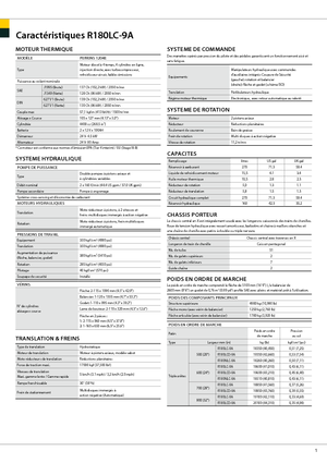 Crawler Excavators Hyundai R 180 LC-9 A