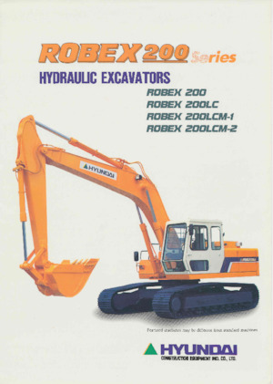 Crawler Excavators Hyundai R 200LCM-2