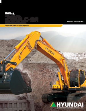 Paletli ekskavatörler Hyundai R 260LC-9A