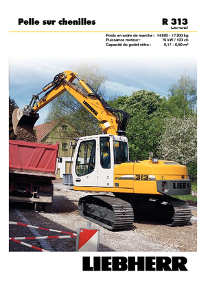 Crawler Excavators Liebherr R 313 Litronic