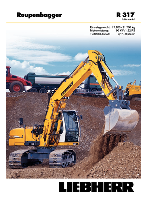 Crawler Excavators Liebherr R 317 Litronic