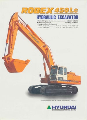 Crawler Excavators Hyundai R 450LC