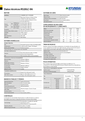 Crawler Excavators Hyundai R 520 LC-9 A