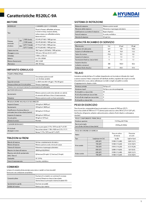 Crawler Excavators Hyundai R 520 LC-9 A