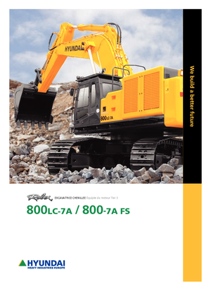 Crawler Excavators Hyundai R 800 LC 7A