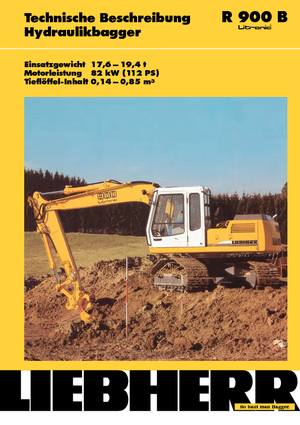 Paletli ekskavatörler Liebherr R 900 B Litronic