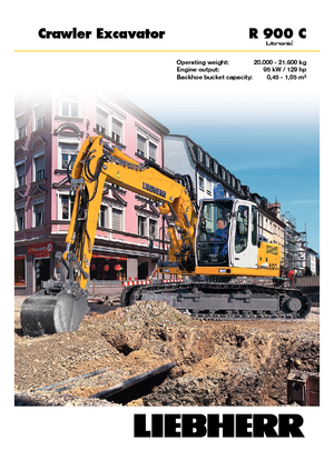 Crawler Excavators Liebherr R 900 C Litronic