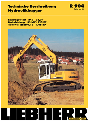 Crawler Excavators Liebherr R 904 Litronic