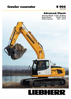 Crawler Excavators Liebherr R 906 Classic