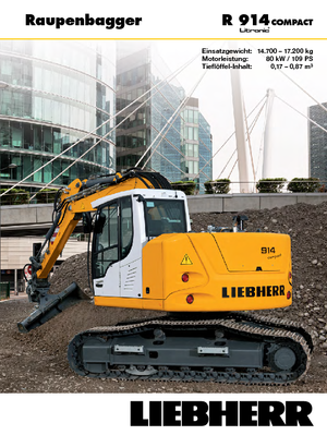 Crawler Excavators Liebherr R 914 Compact Litronic