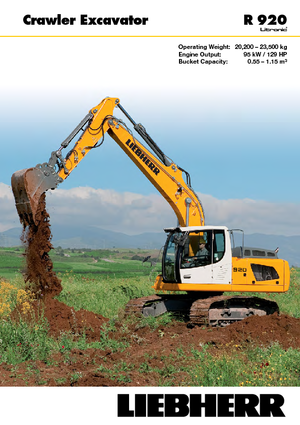 Crawler Excavators Liebherr R 920