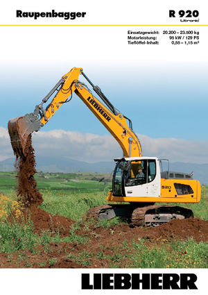 Crawler Excavators Liebherr R 920