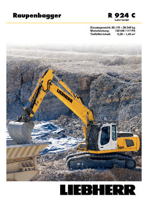 Crawler Excavators Liebherr R 924 C Litronic HDSL