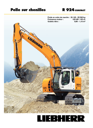 Crawler Excavators Liebherr R 924 Compact