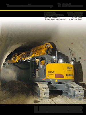Crawler Excavators Liebherr R 924 Compact Tunnel Litronic