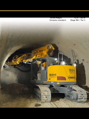 Crawler Excavators Liebherr R 924 Compact Tunnel Litronic