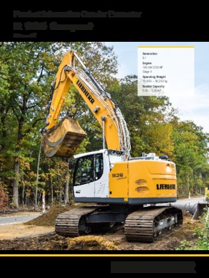 Paletli ekskavatörler Liebherr R 936 Compact Litronic 