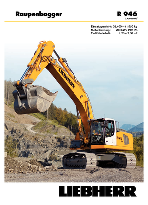 Paletli ekskavatörler Liebherr R 946