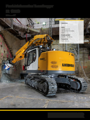 Crawler Excavators Liebherr R 950 Tunnel Litronic 