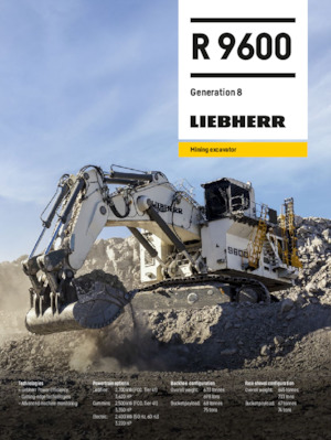 Crawler Excavators Liebherr R 9600