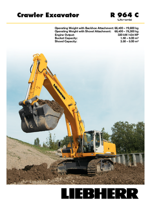 Crawler Excavators Liebherr R 964 C Litronic