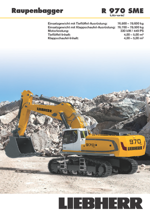 Crawler Excavators Liebherr R 970 SME