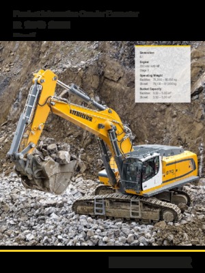 Paletli ekskavatörler Liebherr R 970 SME Litronic 