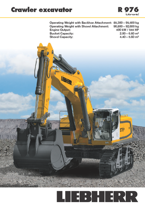 Crawler Excavators Liebherr R 976