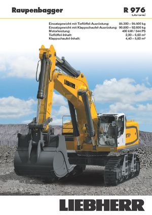 Crawler Excavators Liebherr R 976
