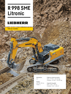 Crawler Excavators Liebherr R 998 SME Litronic 