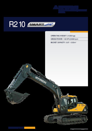 Crawler Excavators Hyundai R210 SMART PLUS