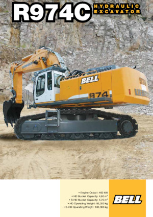 Crawler Excavators Bell R974C