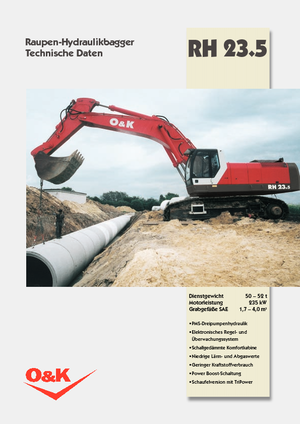 Crawler Excavators O&K RH 23.5