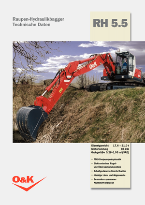 Crawler Excavators O&K RH 5.5