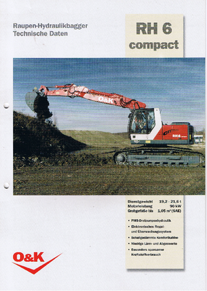 Crawler Excavators O&K RH 6 Compact