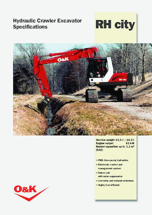 Crawler Excavators O&K RH City