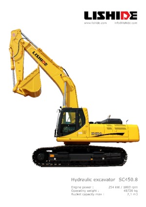 Crawler Excavators Lishide SC450.8LC 